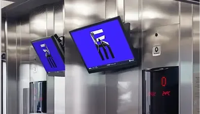 Imagem ilustrativa de Anuncie em elevadores comerciais